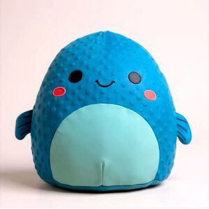 Squishmallows Refalo Blue Pufferfish Plush Toy